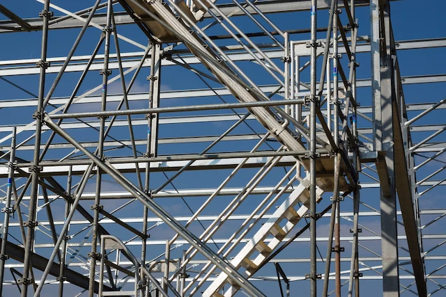 Walnut Creek Scaffolding Rental steel scaffold structure designed for construction projects